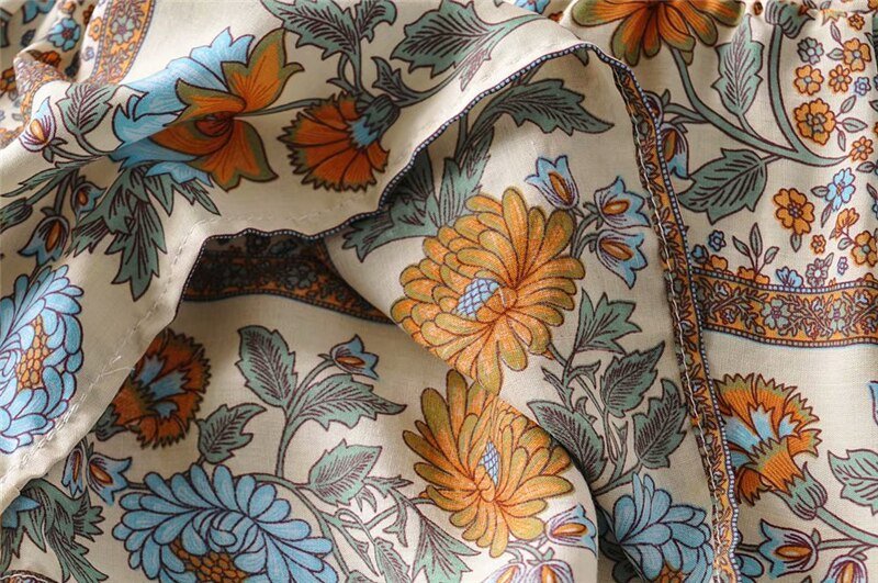 Cute Boho Hippie Summer Shorts | Flower Design | S-L