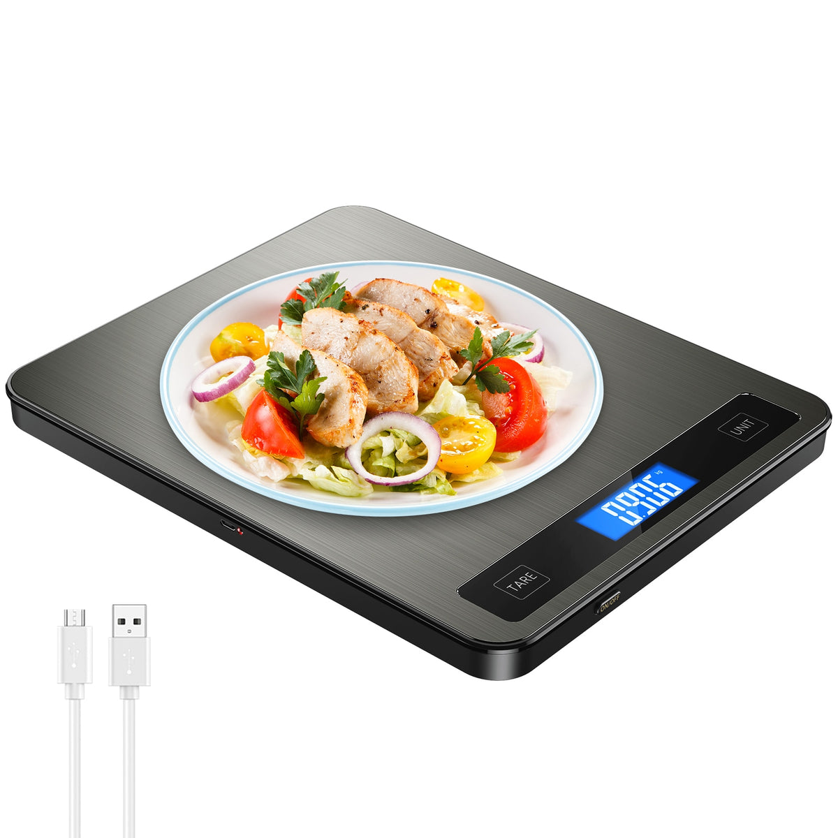 1G - 20KG USB Powered Digital Kitchen Scale