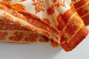 Women's Floral Bohemain Summer Shorts | Hippie Styled | S-L