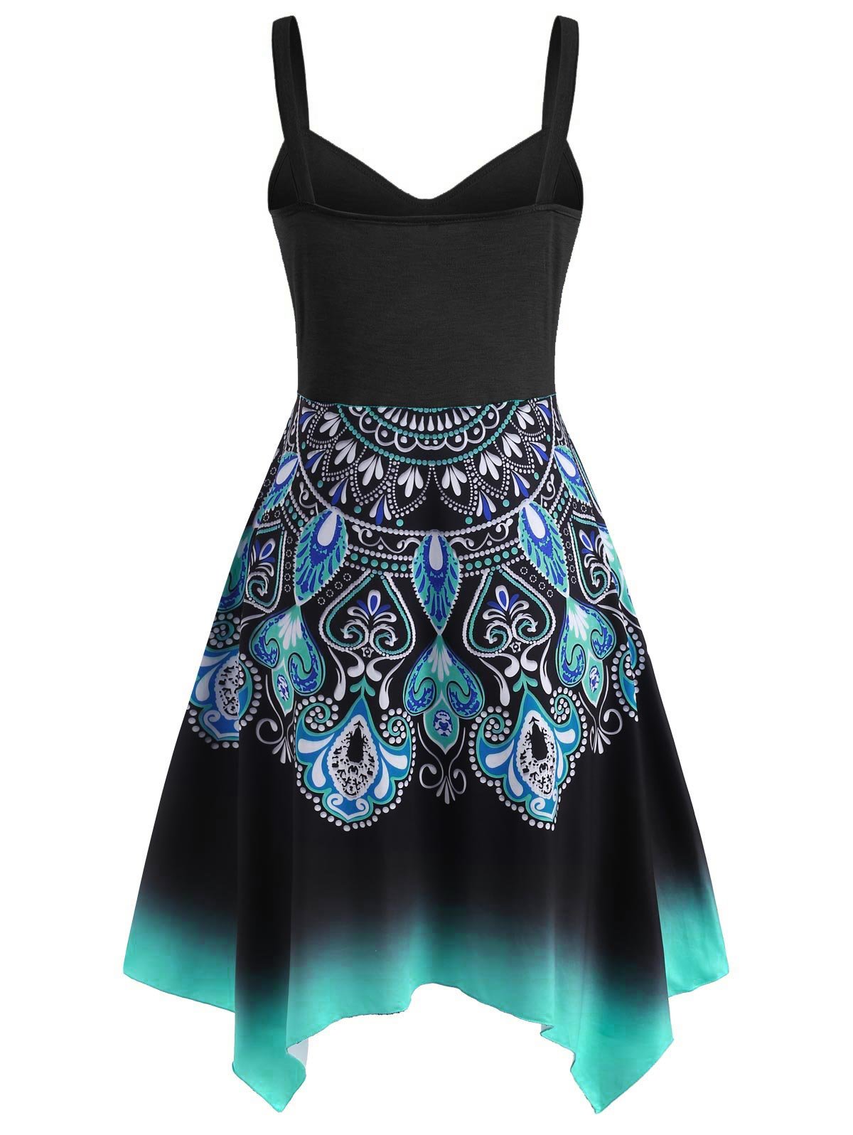 Hippie V-Neck Styled Hippie Dream Catcher Dress | S-XXL