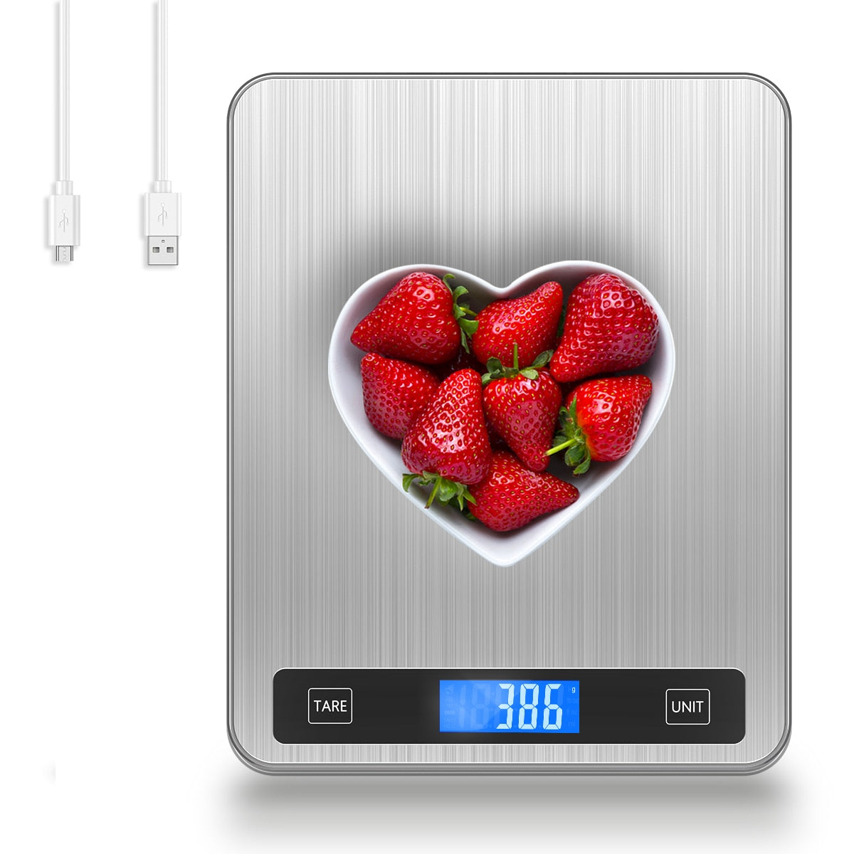 1G - 20KG USB Powered Digital Kitchen Scale - The Hippie House