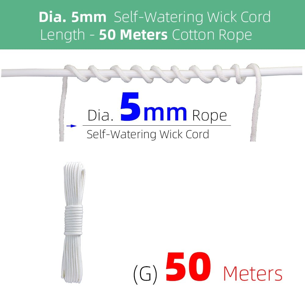 High Quality Self-Watering Hydroponic Wick Rope - Various Sizes