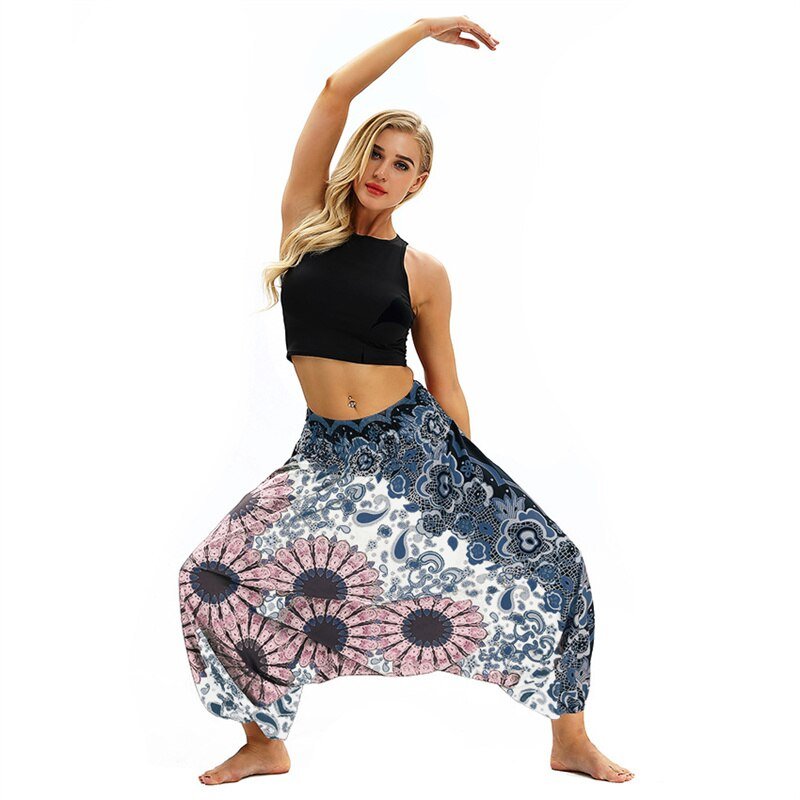 Hippie Boho Loose Yoga Harem Pants | Boho Freedom Design | One Size