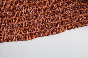 Off Shoulder Boho Top | Long Sleeves | Red + Blue | S-L