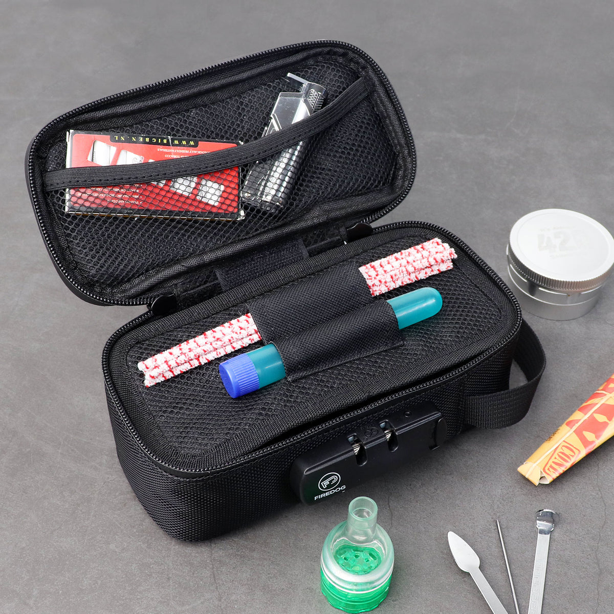 Odour Resistant Travel Bag With Zippers & Lock | Multiple Colours