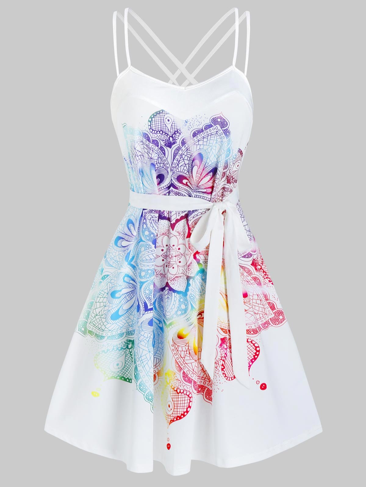 Women's Bohemian Dream Catcher Dress | Sleeveless | S-XXXL