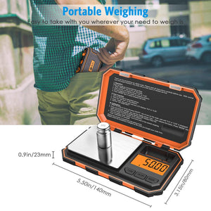 0.01g - 100g Digital Pocket Scale With Calibration Scale