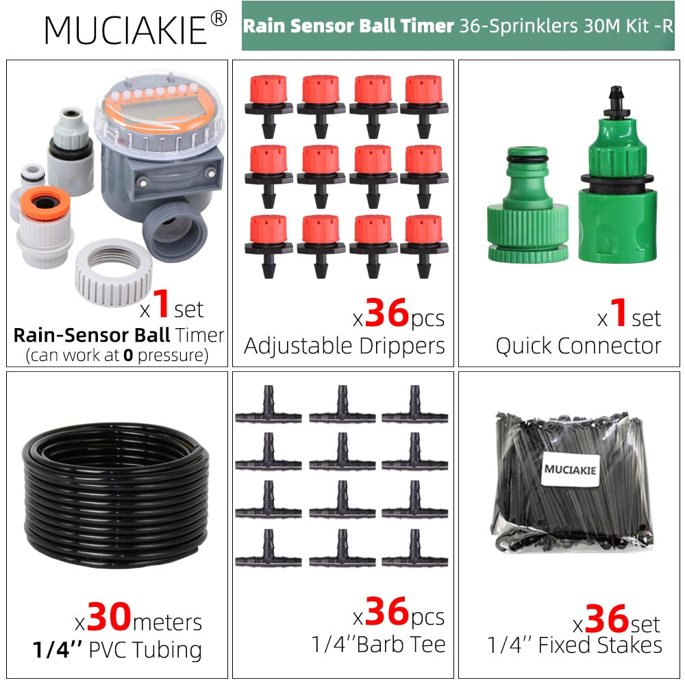 Drip Irrigation Watering Kit - Various Sizes