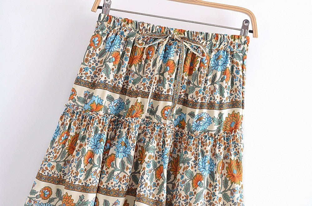 Boho Styled Hippie Skirt | 2 Colours Available | S-L