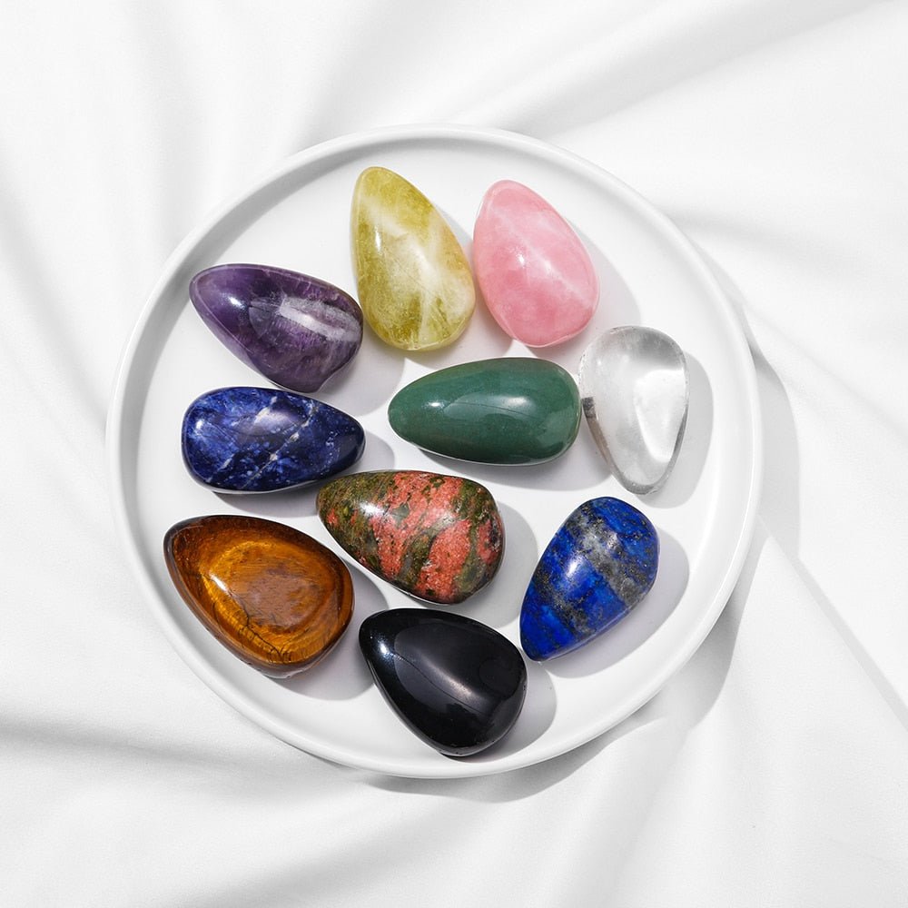 Natural Crystal Stone And Column Set