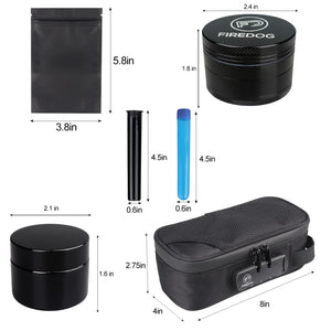 Smell Proof Bag Set With Various Accessories