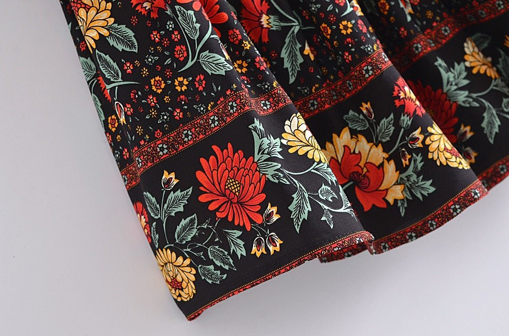 Beautiful Women's Long Maxi Bohemian Skirt | High Waisted | S-XL