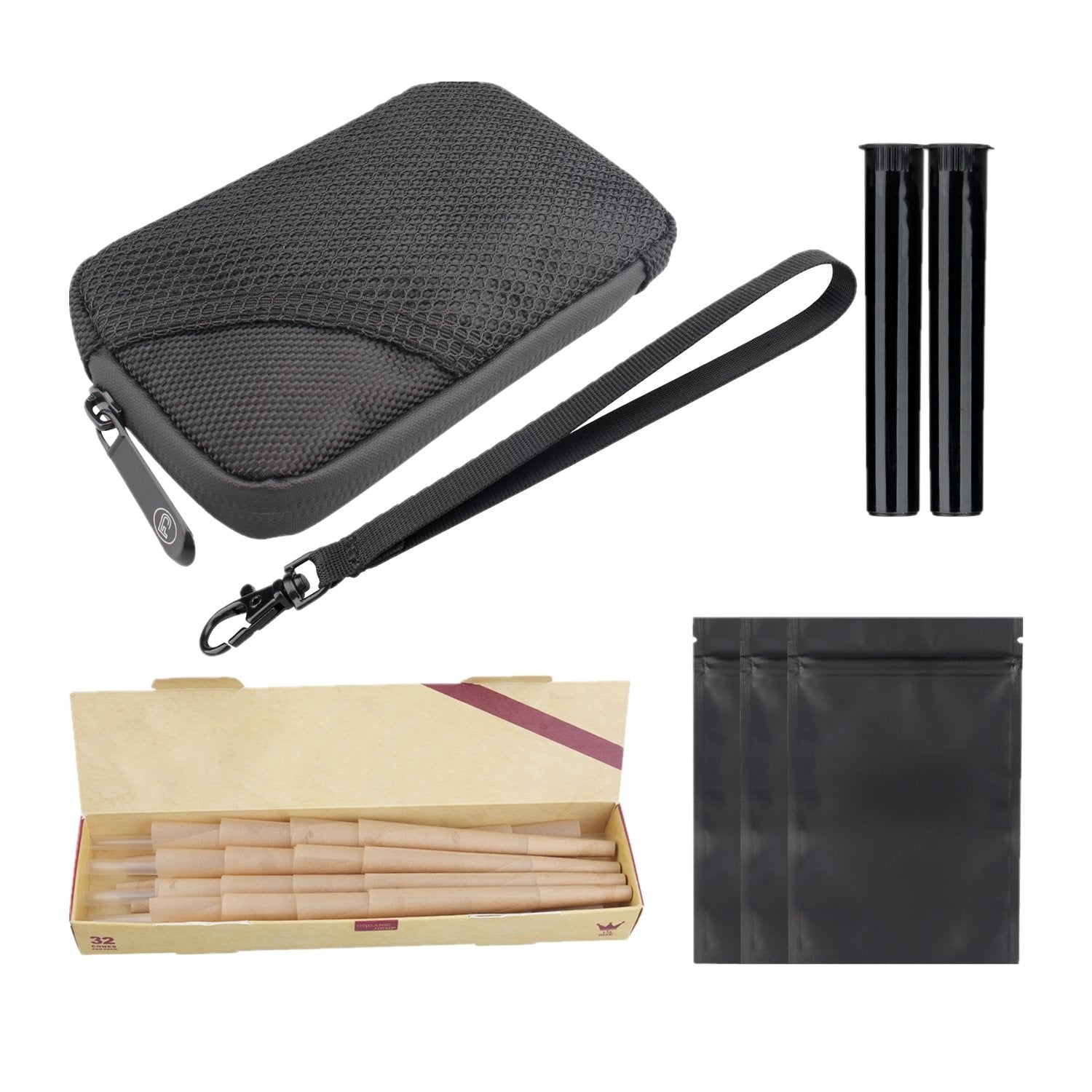 Smell Proof Pouch Case + Free Accessories