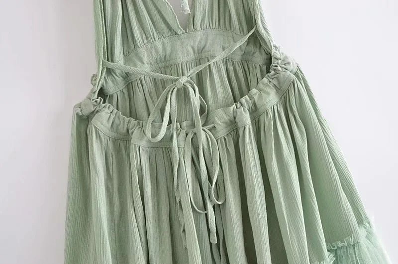 Hippie Beach Dress | V-Neck + Strapless | Various Colours | S-L