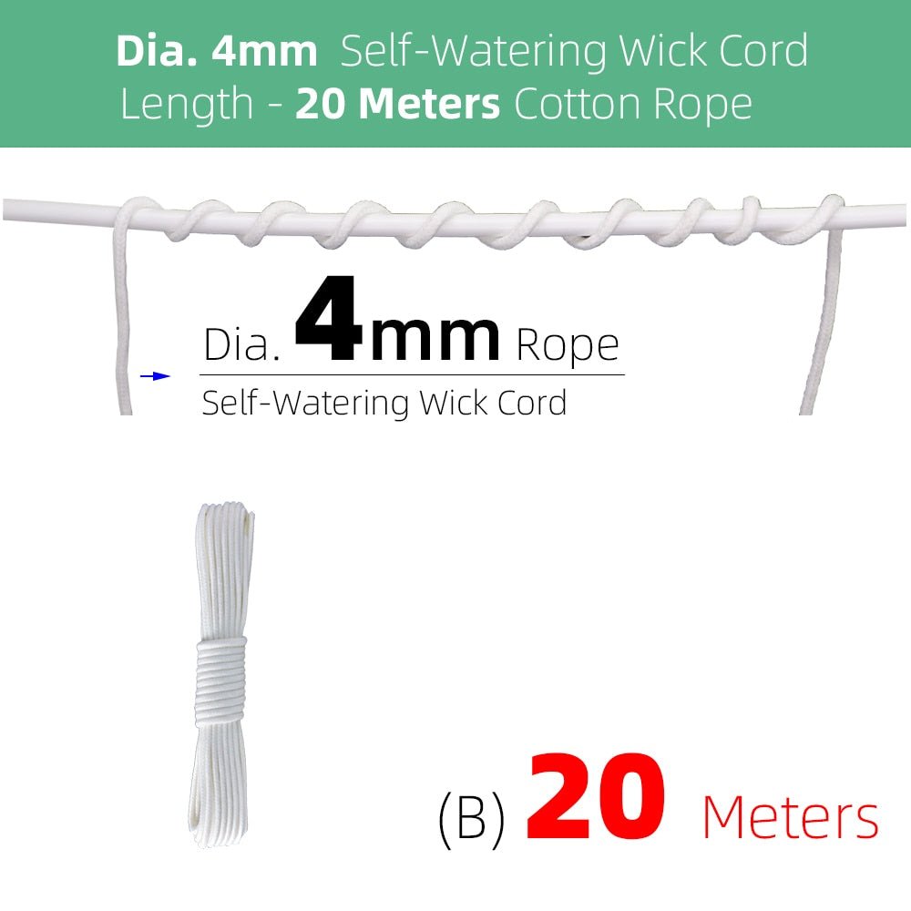 High Quality Self-Watering Hydroponic Wick Rope - Various Sizes