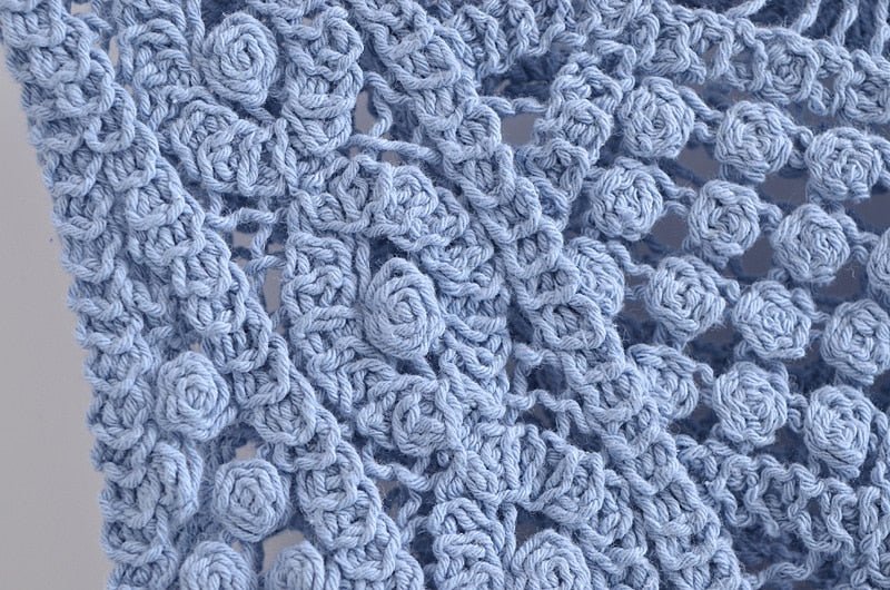 Knitted Hippie / Boho Sleeveless Crop Tops | Beach Styled | Various Colours | Free Size