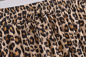 Long Leopard Printed Bohemian Dress | S-XL