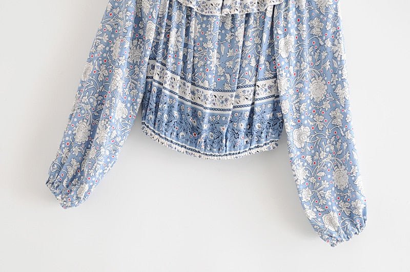 Women's Festival Two Piece Outfit | Long Sleeve Top + Long Bohemian Dress | S-L