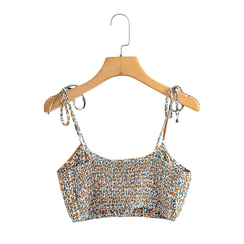 Women's Floral Bohemian Two Piece Outfit | Strapless Top + Mini Skirt | S-L | Various Colours