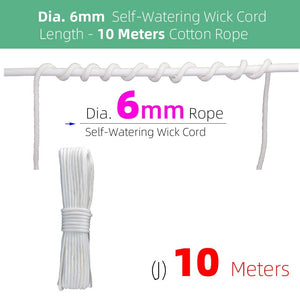 High Quality Self-Watering Hydroponic Wick Rope - Various Sizes