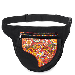 Groovy Hippie Styled Fanny Pack Waist Belt Bag