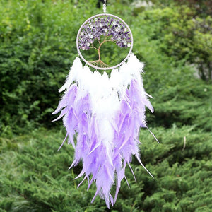 Tree Of Life Dream Catcher | Light Purple