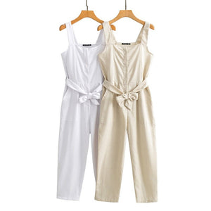 Women's Classy Bohemian Linen Cotton Jumpsuit | S-L | Various Colours