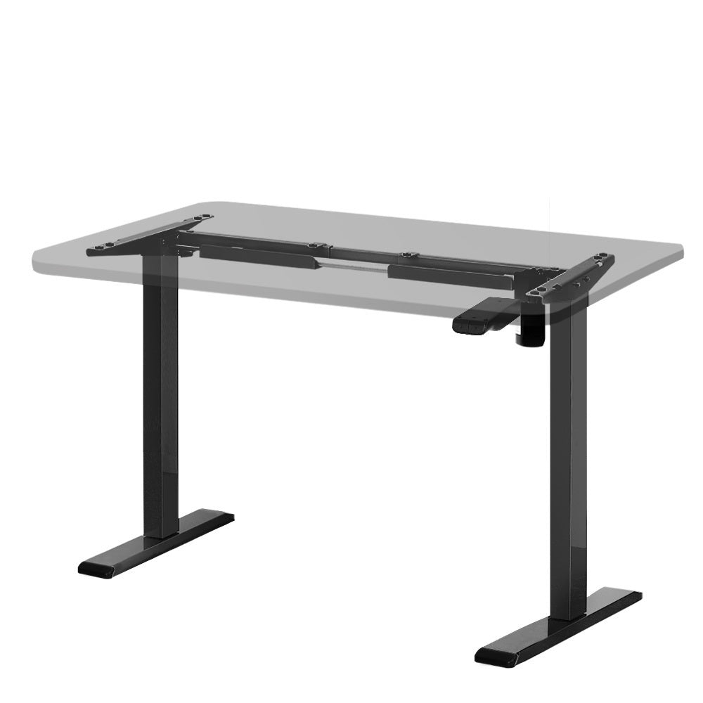 Sit Stand Desk | Motorised Height Adjustable | Frame Only | Black | Standing Desk