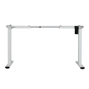 Sit Stand Motorized Height Adjustable Desk Frame | White | Standing Desk