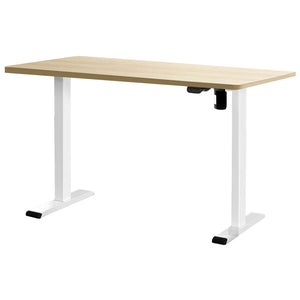 Electric Standing Desk | Motorized Sit Stand Desk | White Oak