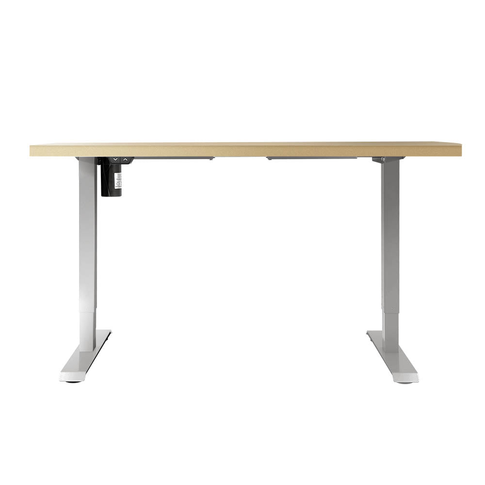 Electric Standing Desk | Motorized Sit Stand Desk | White Oak