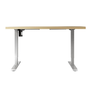 Electric Standing Desk | Motorized Sit Stand Desk | White Oak