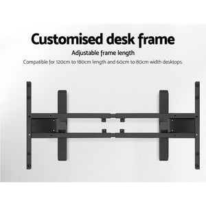 Electric Adjustable Standing Desk | Black | 140cm