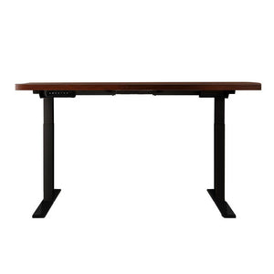 Electric Height Adjustable Sit Stand Desks | Black Walnut