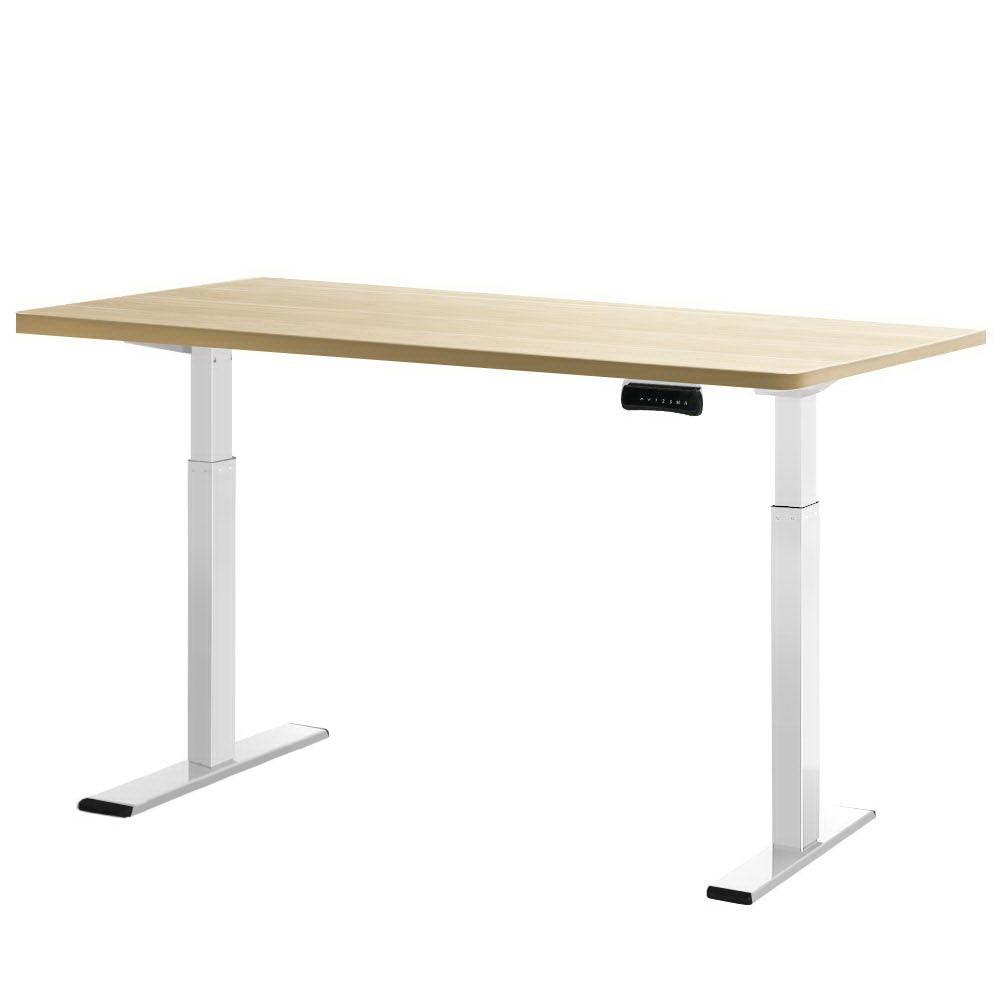 Standing Desk Electric Height Adjustable Sit Stand Desks | White Oak