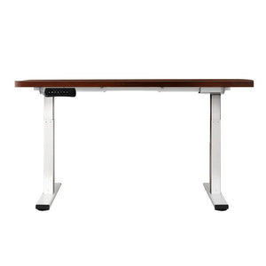 Standing Desk Electric Height Adjustable Sit Stand Desks | White Walnut