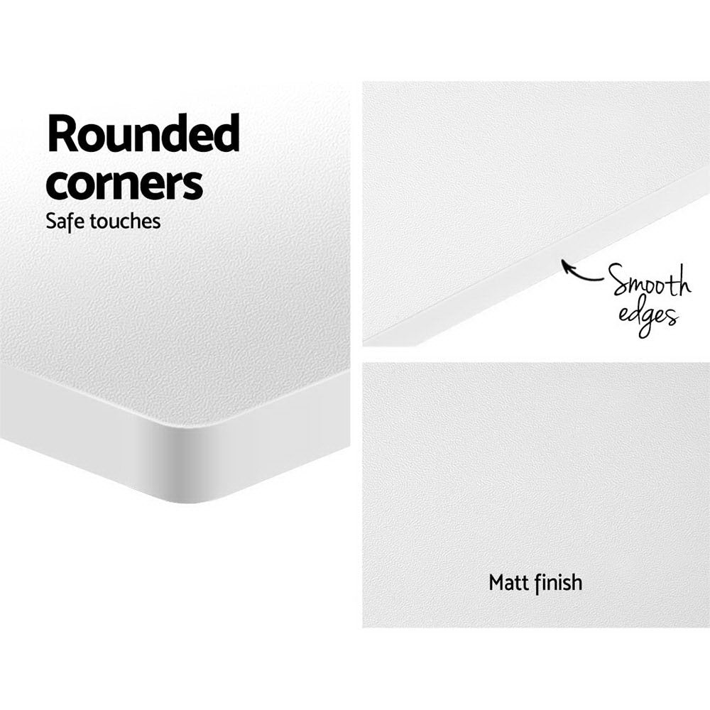 Standing Desk Electric Height Adjustable Sit Stand Desks Table | White