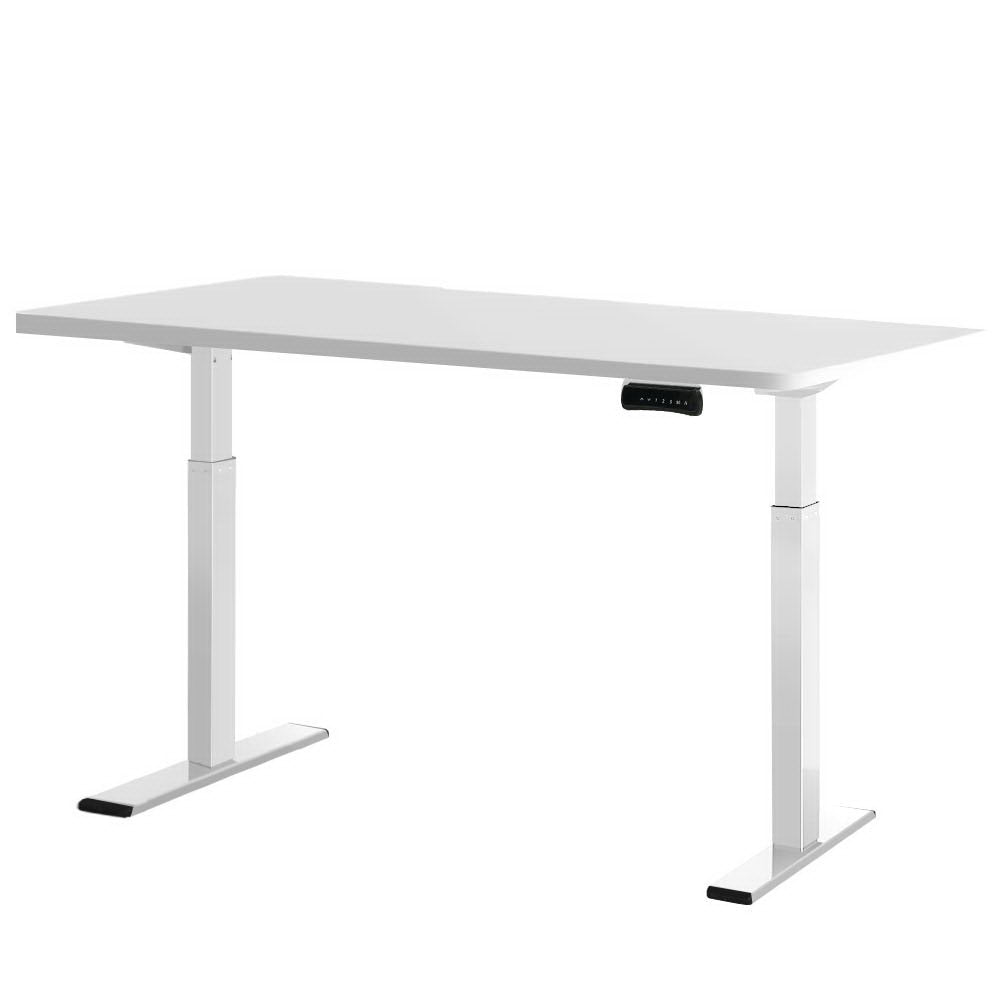 Electric Adjustable Standing Desk | White | 140cm