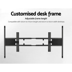 Black Electric Standing Desk | Height Adjustable Sit Stand Table