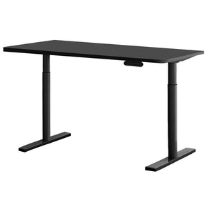 Black Electric Standing Desk - 140cm