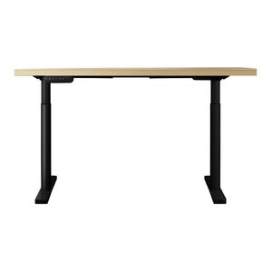 Motorized Adjustable Standing Desk - Black Oak