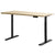 140cm Black Oak Electric Standing Desk by