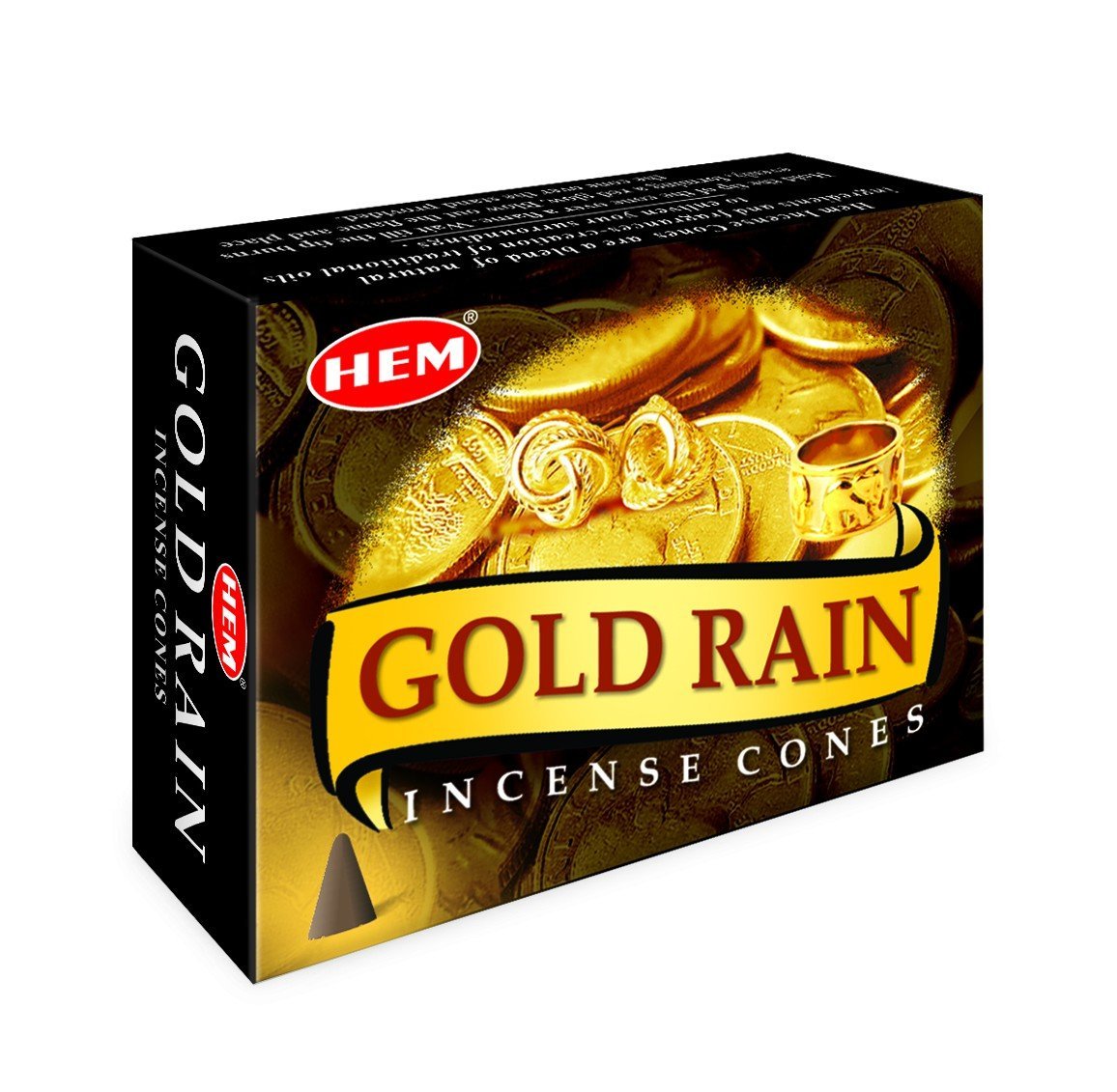 HEM - Gold Rain - 120 Incense Cones