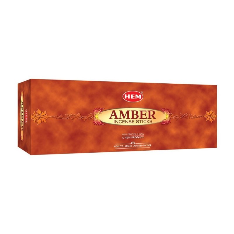 HEM Amber Incense Sticks - 120 Sticks