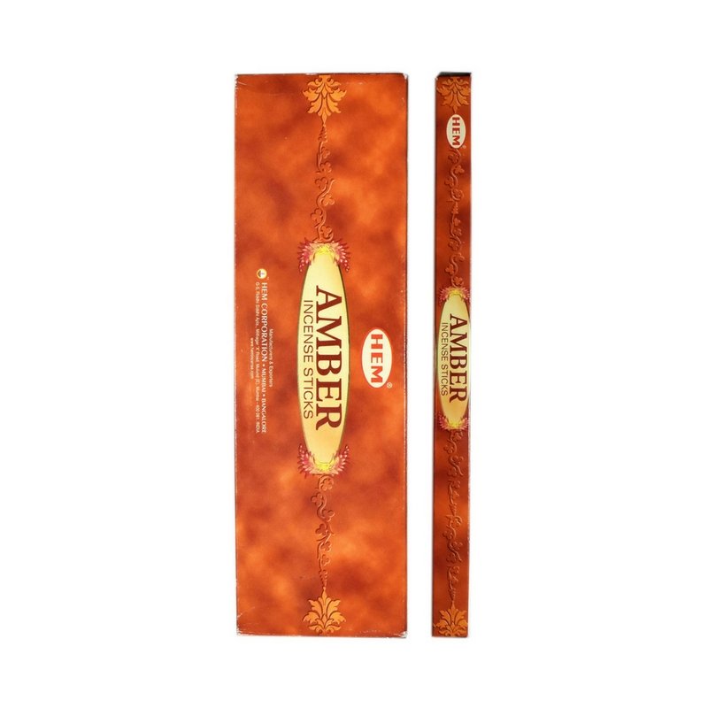 HEM Amber Incense Sticks - 200 Sticks