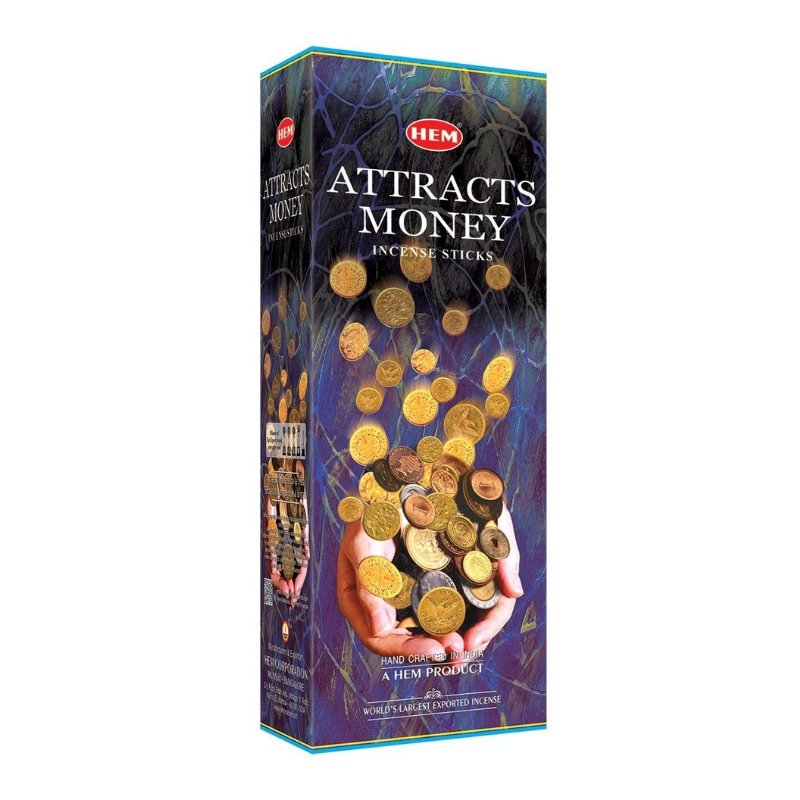 HEM Attracts Money Incense Sticks - 120 Sticks