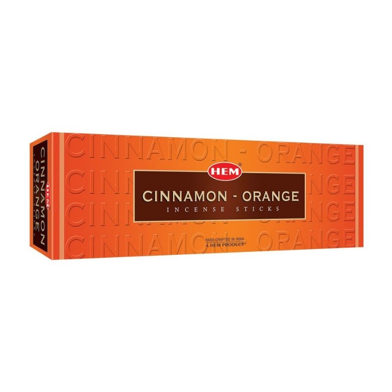 Buy HEM Cinnamon Orange Incense Sticks Online - The Hippie House