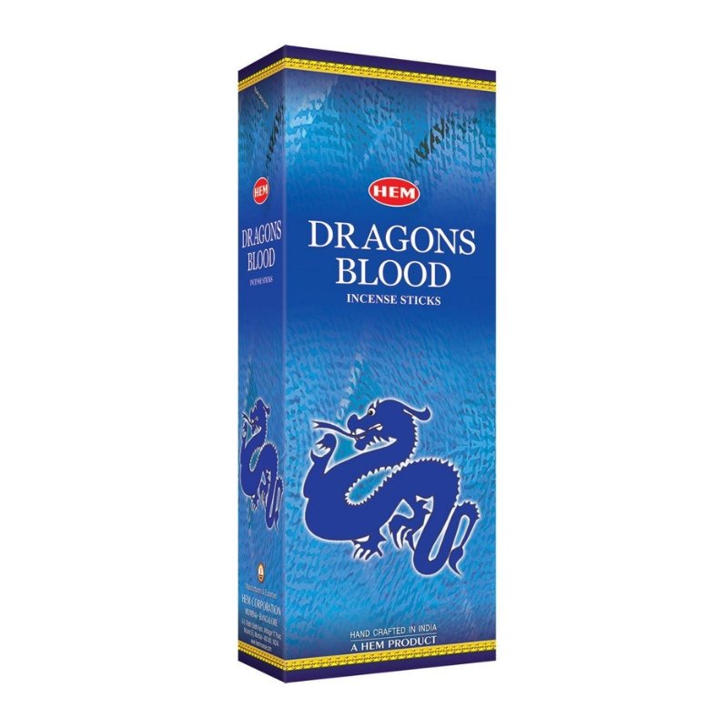 HEM Dragon's Blood Blue Incense Sticks - 120 Sticks