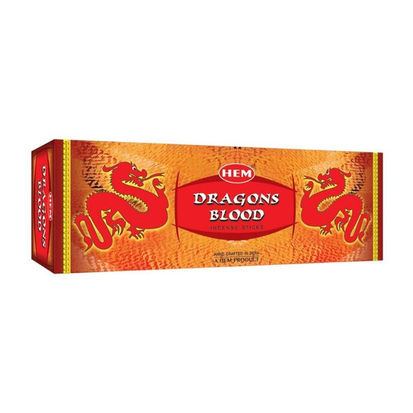Buy HEM Dragon's Blood Red Incense Sticks Online The Hippie House