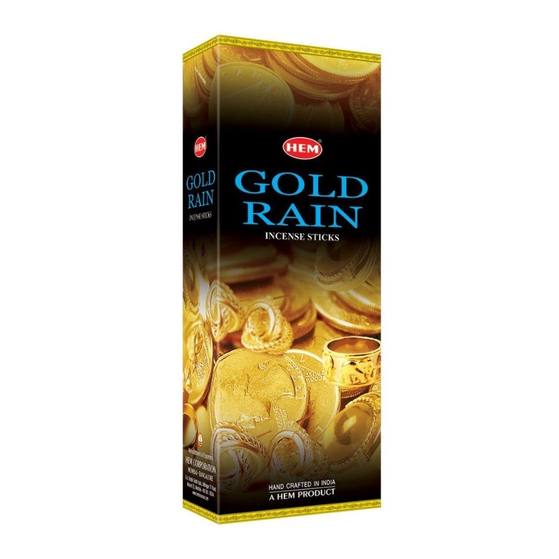 HEM Gold Rain Incense Sticks - 120 Sticks